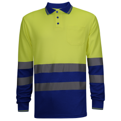 POLO MANGA LARGA COMBINADO...