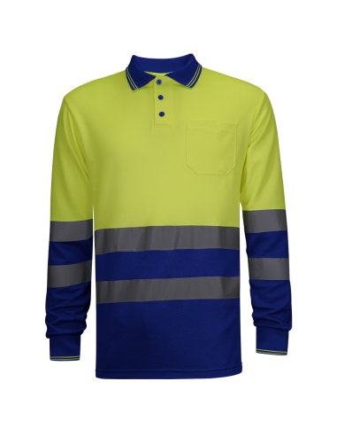 POLO MANGA LARGA COMBINADO A.V.