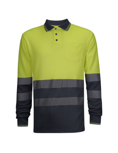 POLO MANGA LARGA COMBINADO A.V.