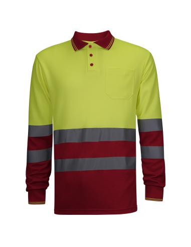 POLO MANGA LARGA COMBINADO A.V.