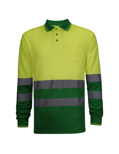 POLO MANGA LARGA COMBINADO A.V.