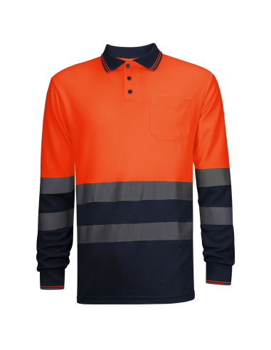 POLO MANGA LARGA COMBINADO A.V.