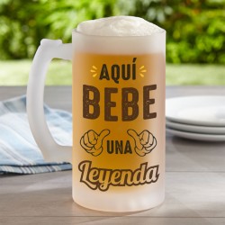 Jarra de cerveza - Aquí bebe una leyenda 2