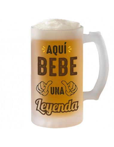 Jarra de cerveza - Aquí bebe una leyenda