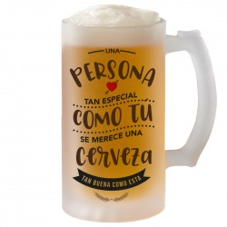 Jarra de cerveza - "persona especial"