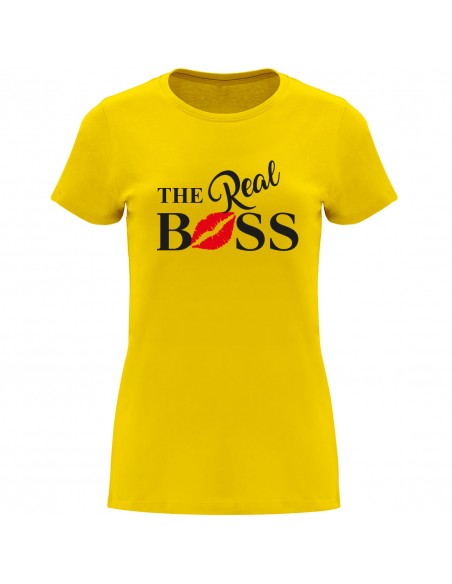 Camiseta mujer The Real Boss