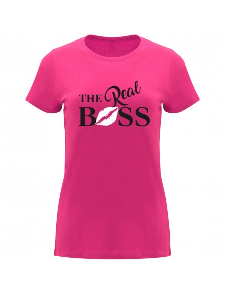Camiseta mujer The Real Boss