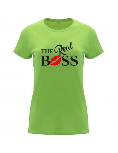Camiseta mujer The Real Boss