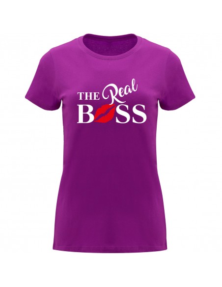 Camiseta mujer The Real Boss