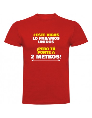 Camiseta Covid a 2 metros
