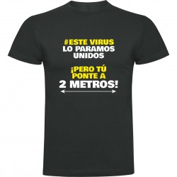 Camiseta Covid a 2 metros 2
