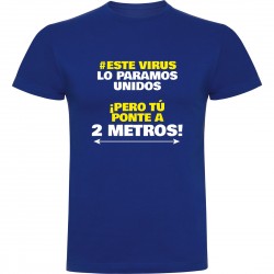 Camiseta Covid a 2 metros