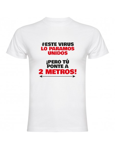 Camiseta Covid a 2 metros