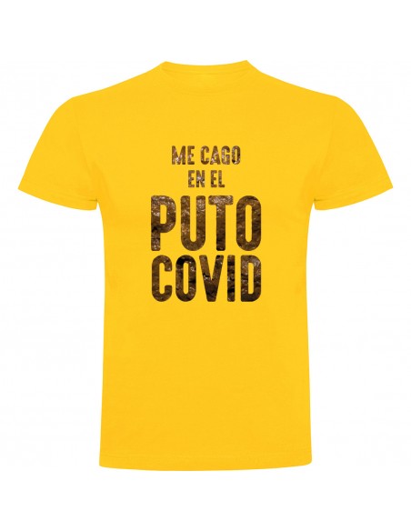 Camiseta me cago en el covid