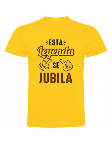 Camiseta esta leyenda se jubila