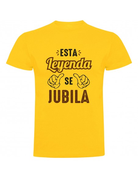 Camiseta esta leyenda se jubila