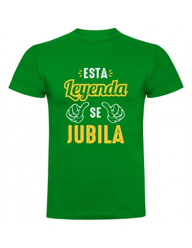 Camiseta esta leyenda se jubila