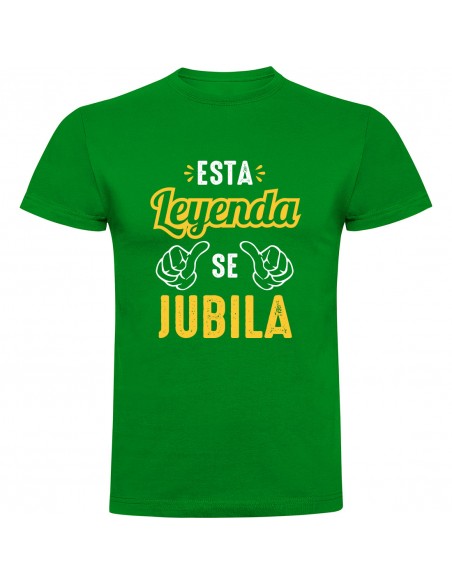 Camiseta esta leyenda se jubila