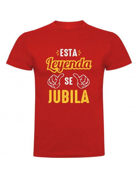 Camiseta esta leyenda se jubila