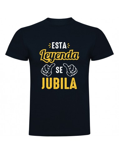 Camiseta esta leyenda se jubila