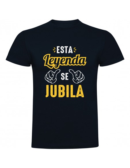 Camiseta esta leyenda se jubila