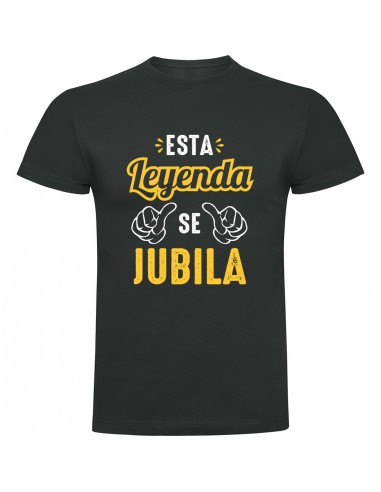Camiseta esta leyenda se jubila