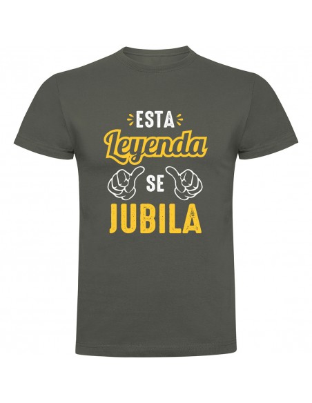 Camiseta esta leyenda se jubila