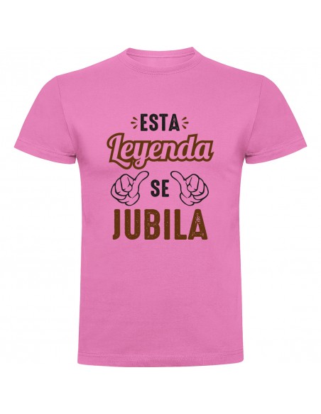 Camiseta esta leyenda se jubila