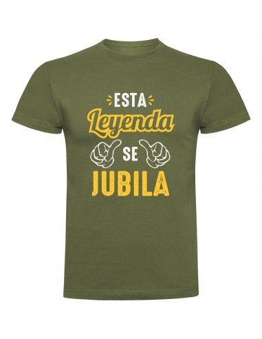 Camiseta esta leyenda se jubila