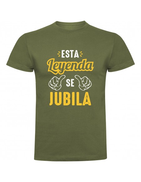 Camiseta esta leyenda se jubila