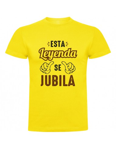 Camiseta esta leyenda se jubila