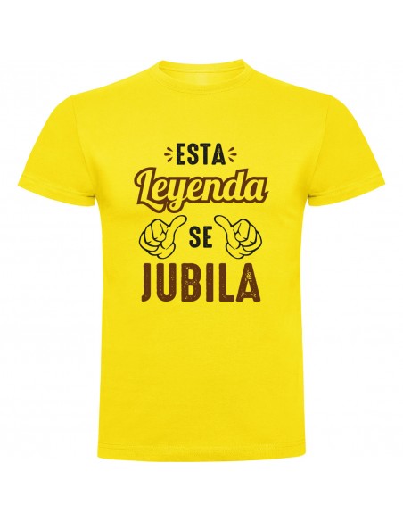 Camiseta esta leyenda se jubila