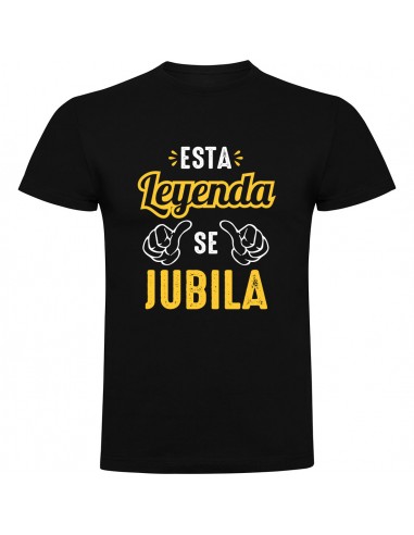 Camiseta esta leyenda se jubila