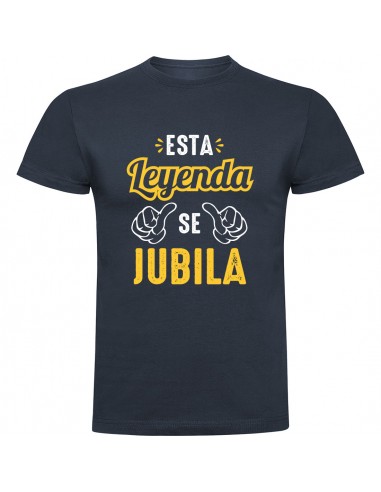 Camiseta esta leyenda se jubila