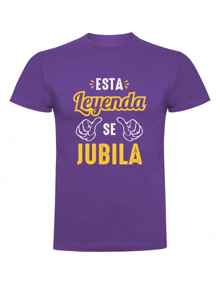 Camiseta esta leyenda se jubila