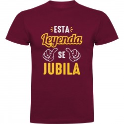 Camiseta esta leyenda se jubila