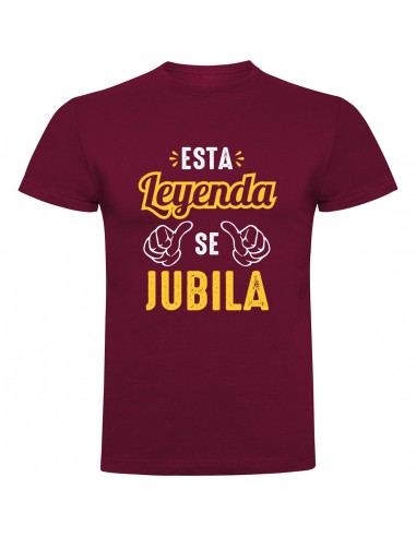 Camiseta esta leyenda se jubila