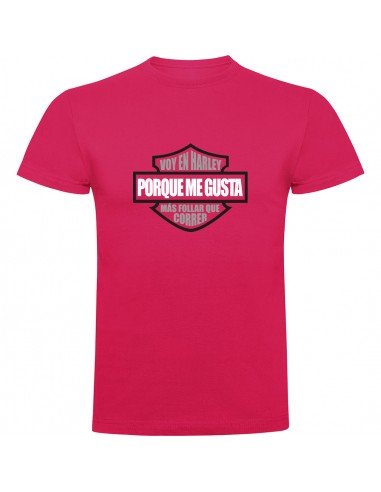 Camiseta Harley Davidson - Me gusta más follar que correr