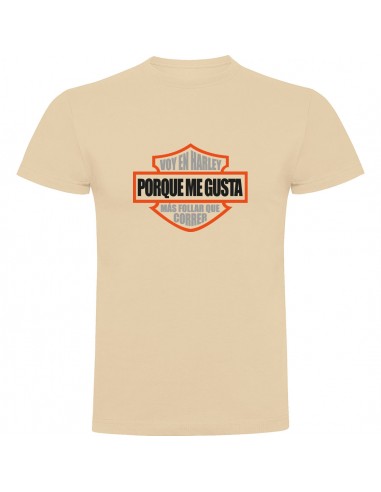 Camiseta Harley Davidson - Me gusta más follar que correr
