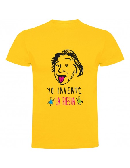 Camiseta Einstein inventó la fiesta