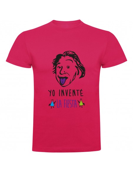 Camiseta Einstein inventó la fiesta