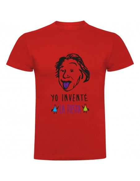 Camiseta Einstein inventó la fiesta