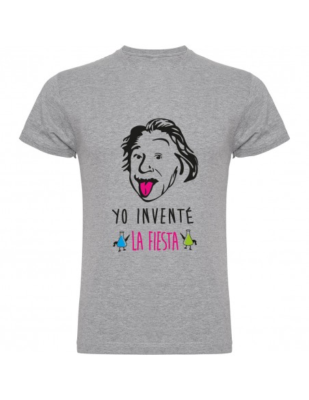 Camiseta Einstein inventó la fiesta