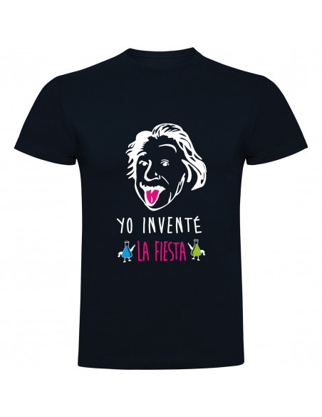 Camiseta Einstein inventó la fiesta