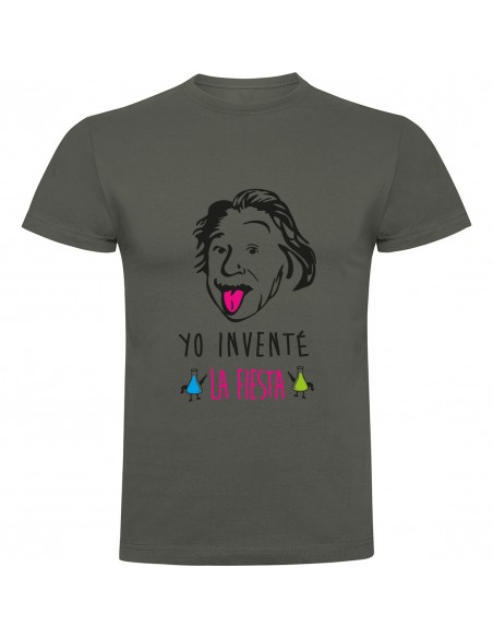Camiseta Einstein inventó la fiesta