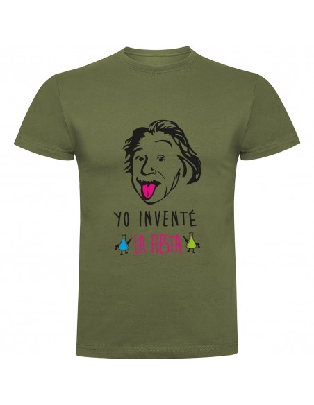 Camiseta Einstein inventó la fiesta