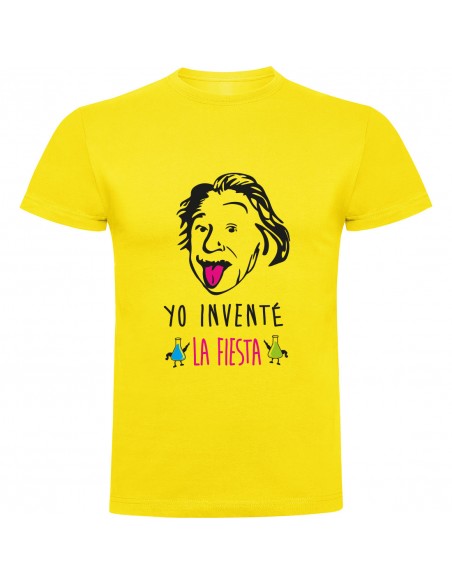 Camiseta Einstein inventó la fiesta
