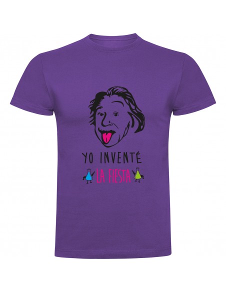 Camiseta Einstein inventó la fiesta