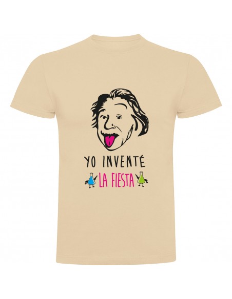 Camiseta Einstein inventó la fiesta