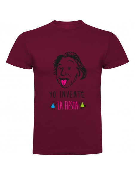 Camiseta Einstein inventó la fiesta
